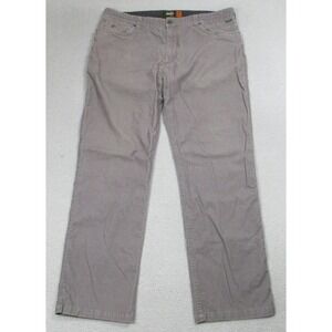 Howler Bros Pants Mens 38x32 Gray Corduroy Chino Stretch Howler‎ Trousers Casual